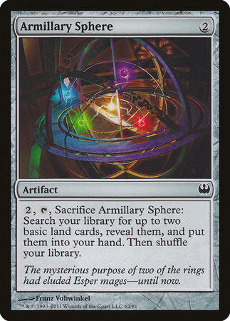 Armillary Sphere [Duel Decks: Knights vs. Dragons] | Good Games North