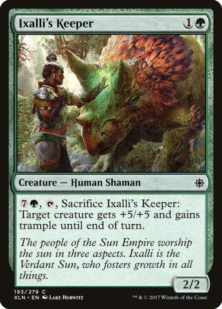 Ixalli's Keeper [Ixalan] | Good Games North