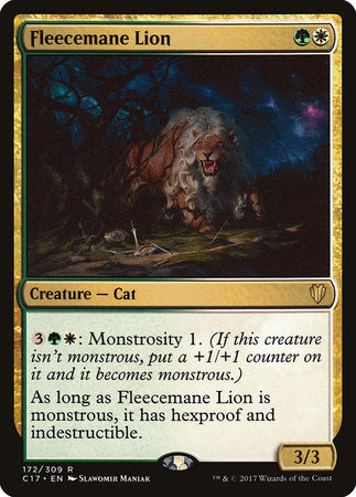 Fleecemane Lion [Commander 2017] | Good Games North
