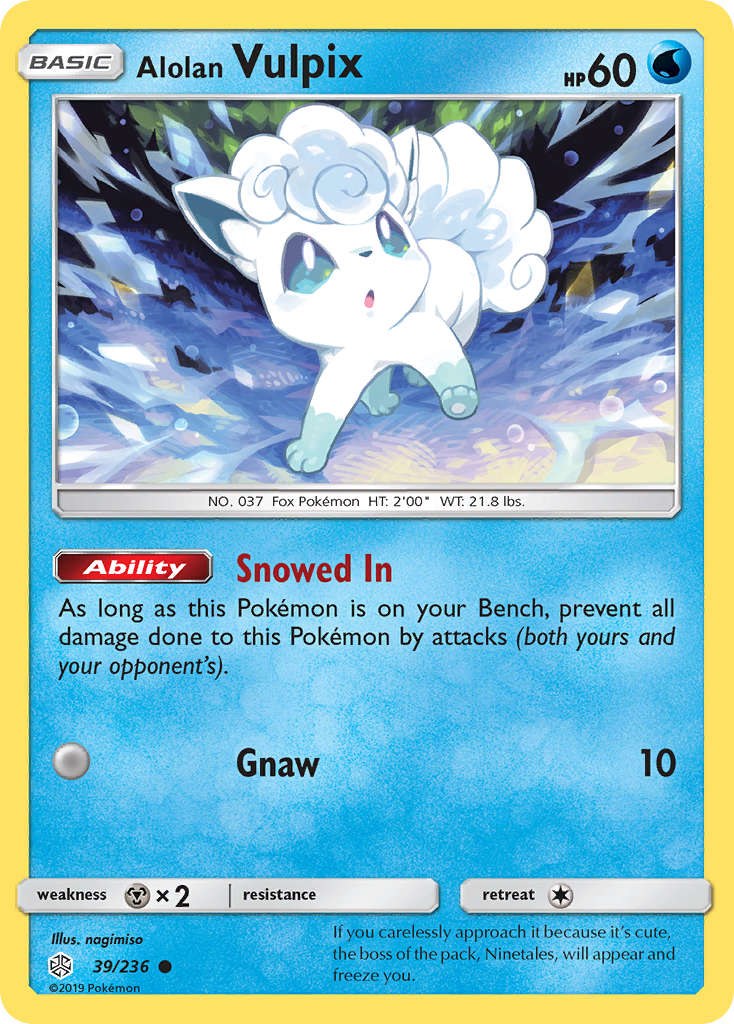 Alolan Vulpix (39/236) [Sun & Moon: Cosmic Eclipse] | Good Games North