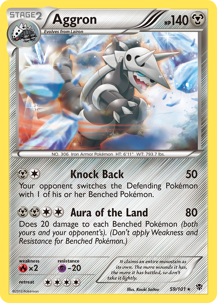 Aggron (59/101) [Black & White: Plasma Blast] | Good Games North