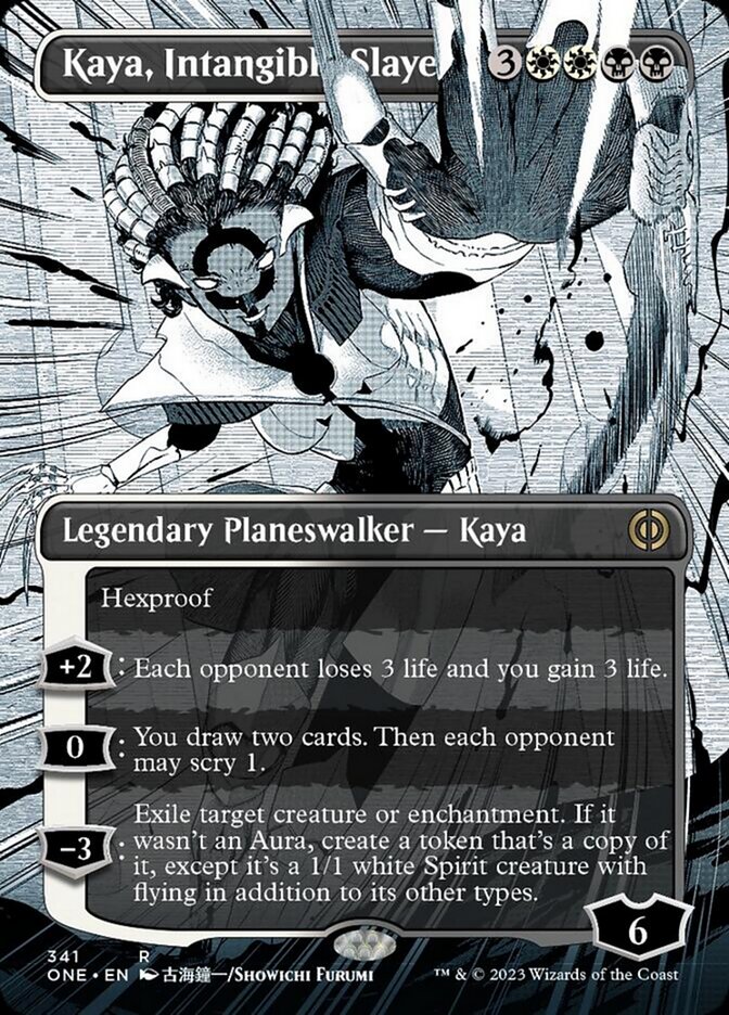 Kaya, Intangible Slayer (Borderless Manga) [Phyrexia: All Will Be One] | Good Games North