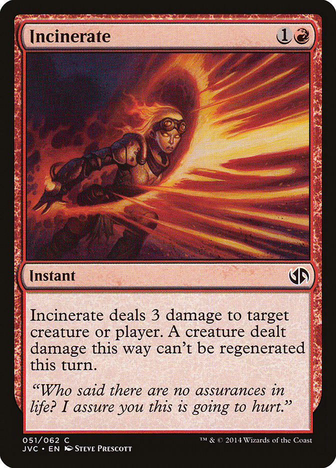 Incinerate [Duel Decks Anthology] | Good Games North
