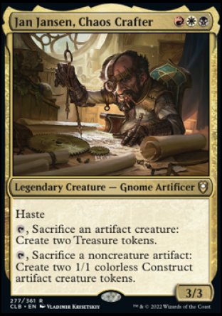 Jan Jansen, Chaos Crafter [Commander Legends: Battle for Baldur's Gate] | Good Games North