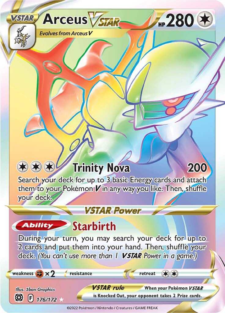 Arceus VSTAR (176/172) [Sword & Shield: Brilliant Stars] | Good Games North