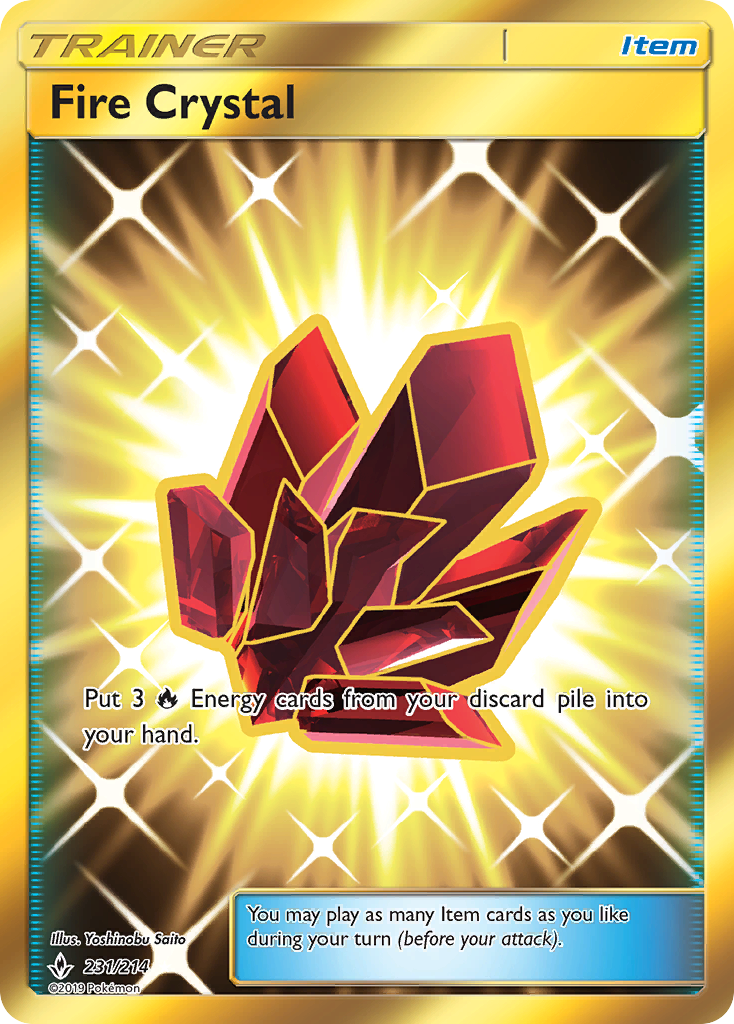 Fire Crystal (231/214) [Sun & Moon: Unbroken Bonds] | Good Games North