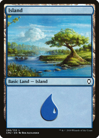 Island (286) [Commander Anthology Volume II] | Good Games North