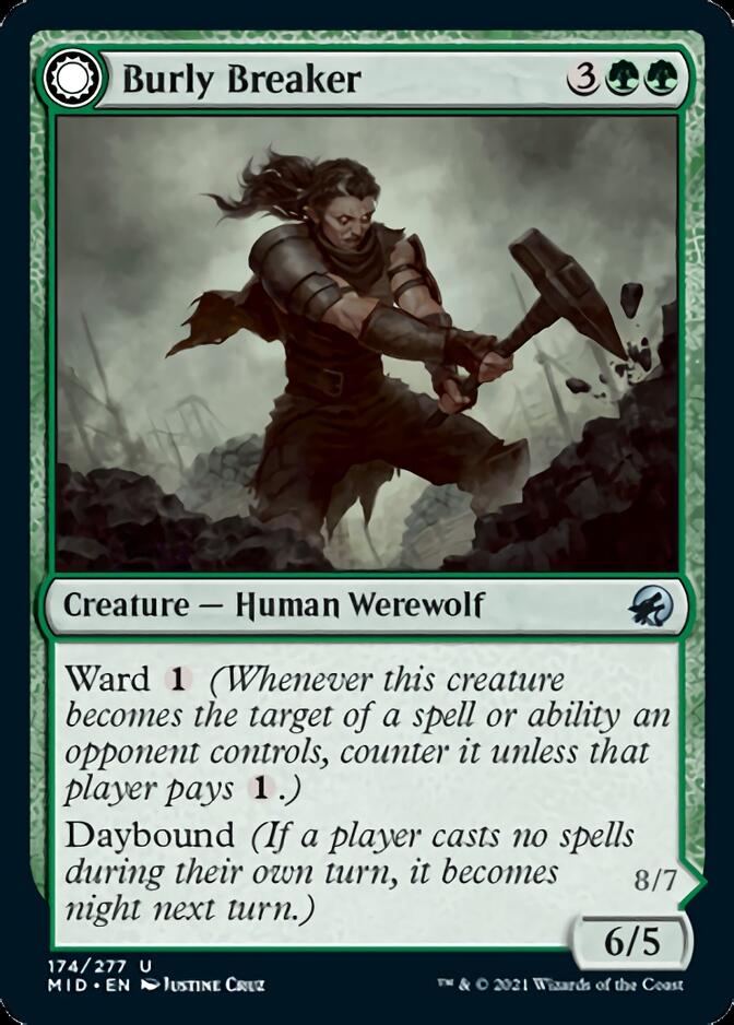 Burly Breaker // Dire-Strain Demolisher [Innistrad: Midnight Hunt] | Good Games North
