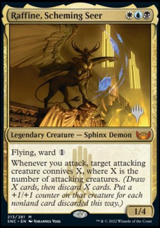 Raffine, Scheming Seer (Promo Pack) [Streets of New Capenna Promos] | Good Games North