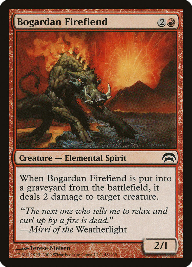 Bogardan Firefiend [Planechase] | Good Games North