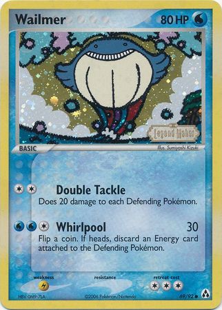Wailmer (69/92) (Stamped) [EX: Legend Maker] | Good Games North
