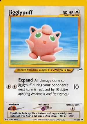 Jigglypuff (44/105) [Neo Destiny Unlimited] | Good Games North
