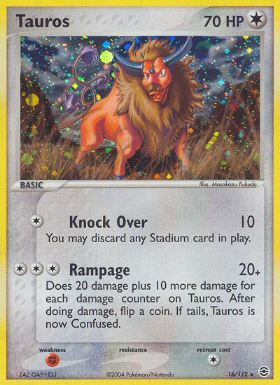 Tauros (16/112) [EX: FireRed & LeafGreen] | Good Games North