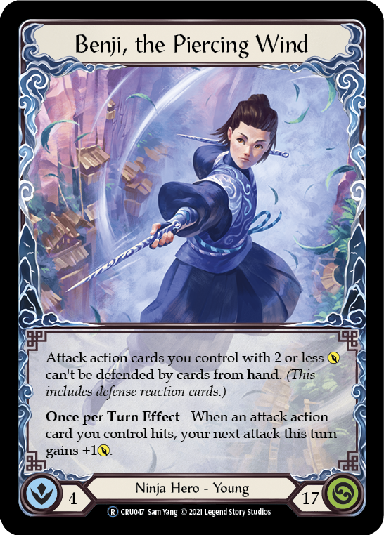 Benji, the Piercing Wind [U-CRU047-RF] Unlimited Rainbow Foil | Good Games North