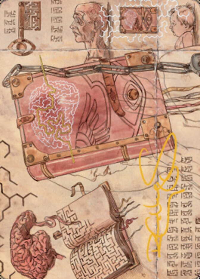 Mazemind Tome Art Card (Gold-Stamped Signature) [The Brothers' War Art Series] | Good Games North