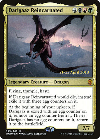 Darigaaz Reincarnated [Dominaria Promos] | Good Games North