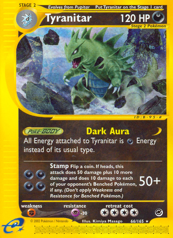 Tyranitar (66/165) [Expedition: Base Set] | Good Games North