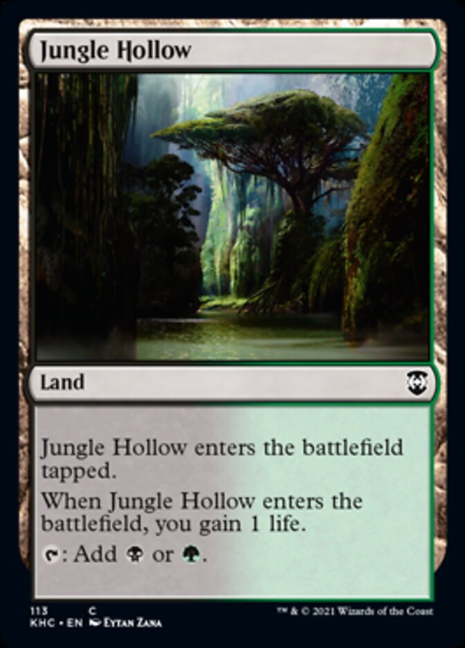 Jungle Hollow [Kaldheim Commander] | Good Games North