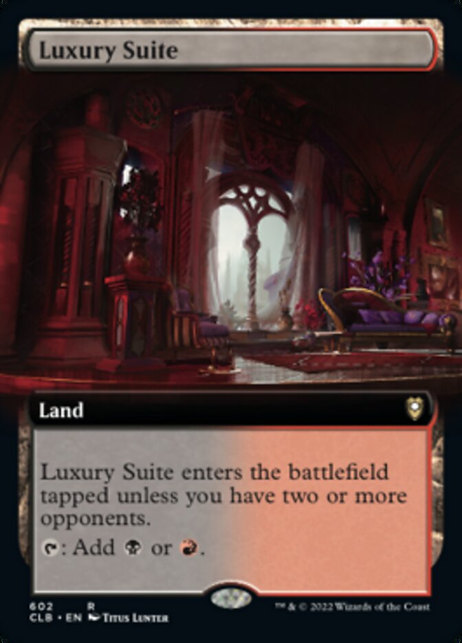 Luxury Suite (Extended Art) [Commander Legends: Battle for Baldur's Gate] | Good Games North