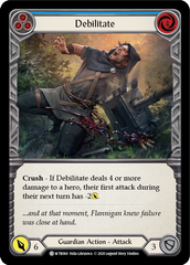 Debilitate (Blue) [U-WTR068] (Welcome to Rathe Unlimited)  Unlimited Rainbow Foil | Good Games North