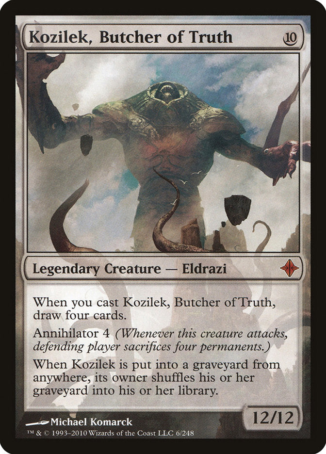 Kozilek, Butcher of Truth [Rise of the Eldrazi] | Good Games North
