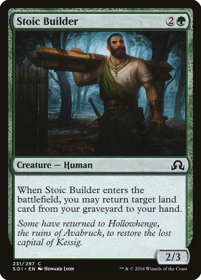 Stoic Builder [Shadows over Innistrad] | Good Games North
