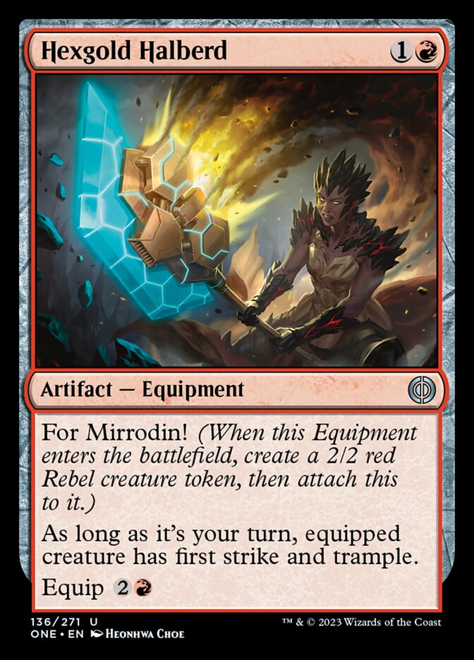 Hexgold Halberd [Phyrexia: All Will Be One] | Good Games North