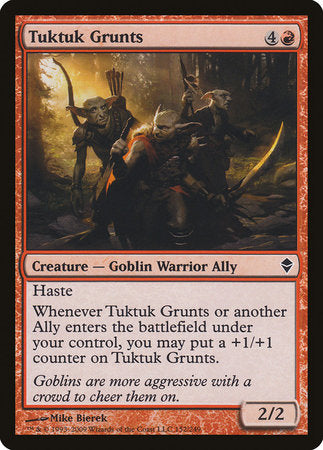Tuktuk Grunts [Zendikar] | Good Games North