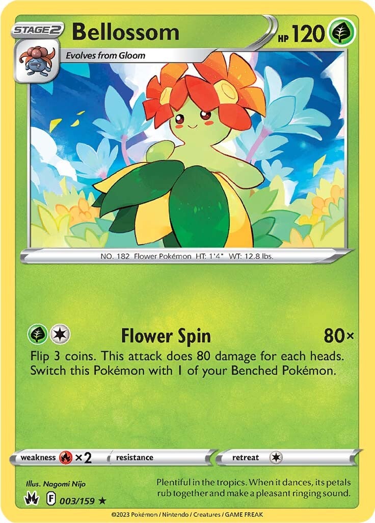 Bellossom (003/159) [Sword & Shield: Crown Zenith] | Good Games North