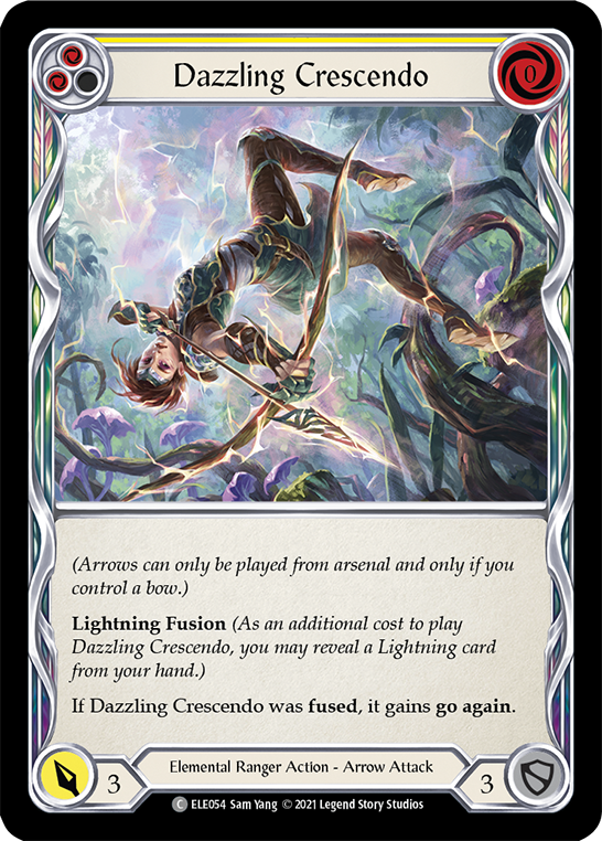 Dazzling Crescendo (Yellow) [ELE054] (Tales of Aria)  1st Edition Normal | Good Games North