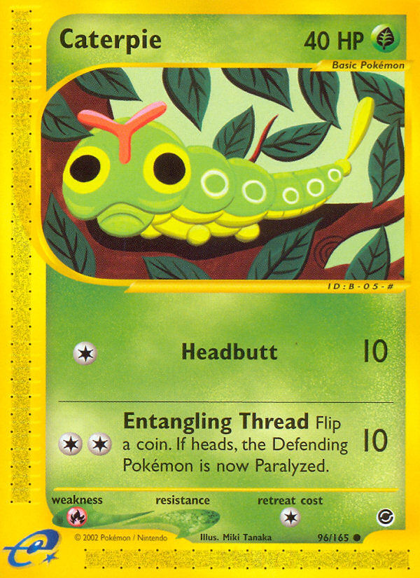Caterpie (96/165) [Expedition: Base Set] | Good Games North
