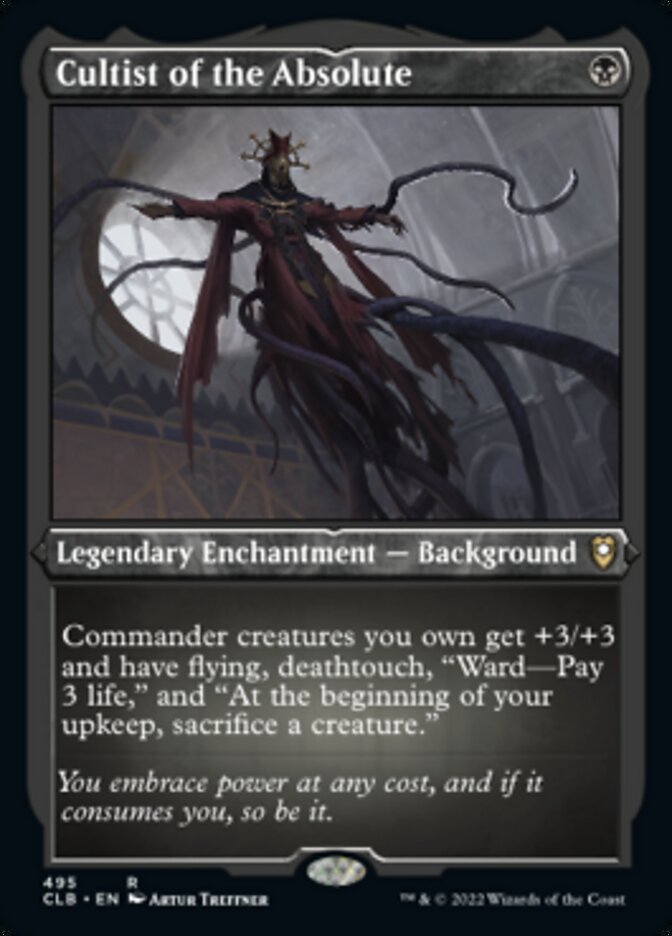 Cultist of the Absolute (Foil Etched) [Commander Legends: Battle for Baldur's Gate] | Good Games North
