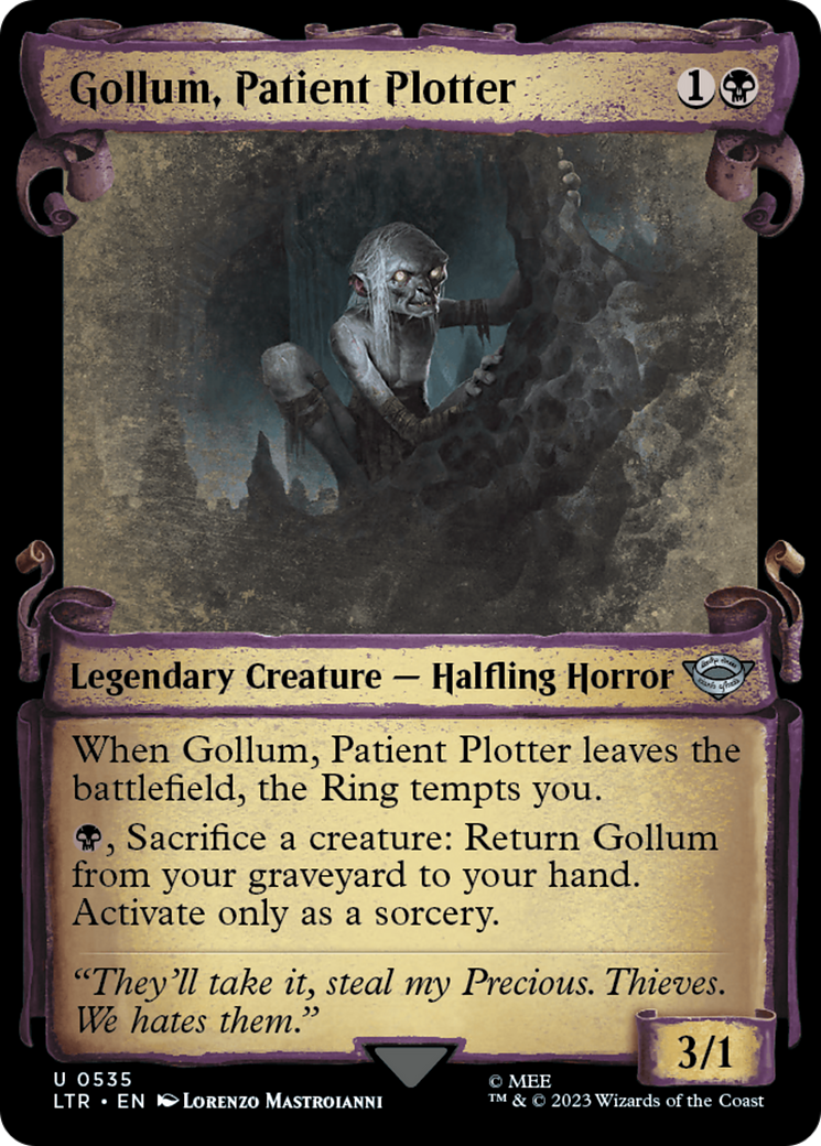 Gollum, Patient Plotter [The Lord of the Rings: Tales of Middle-Earth Showcase Scrolls] | Good Games North