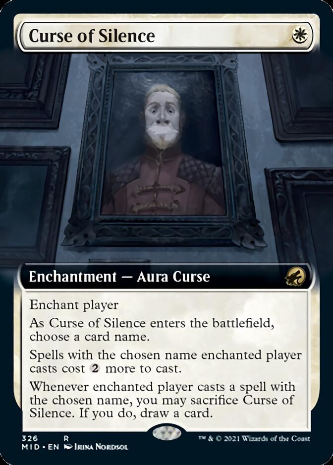 Curse of Silence (Extended) [Innistrad: Midnight Hunt] | Good Games North