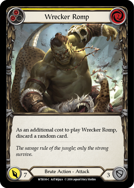 Wrecker Romp (Yellow) [WTR030-C] Alpha Print Normal | Good Games North