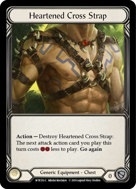 Heartened Cross Strap [WTR152-C] Alpha Print Normal | Good Games North