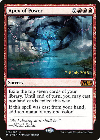 Apex of Power [Core Set 2019 Promos] | Good Games North
