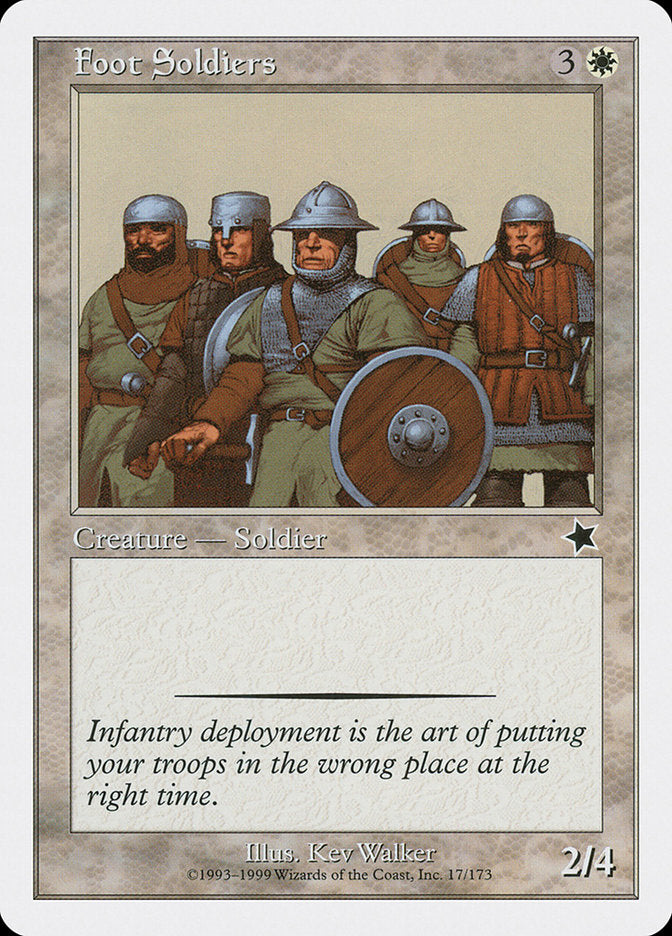 Foot Soldiers [Starter 1999] | Good Games North