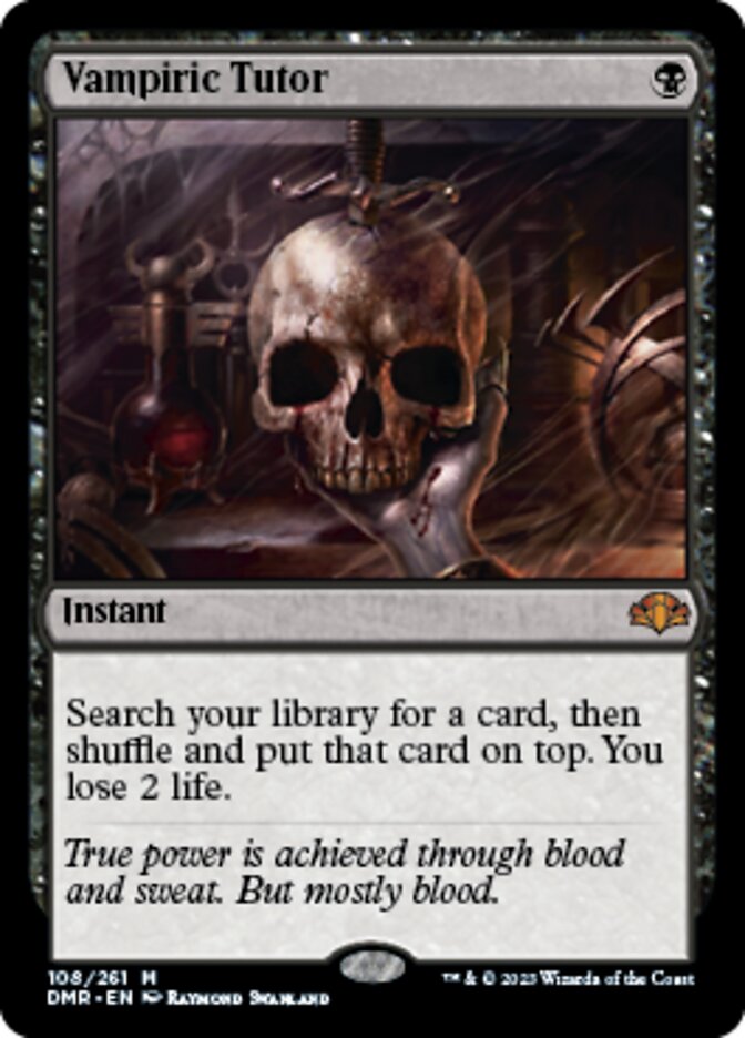 Vampiric Tutor [Dominaria Remastered] | Good Games North