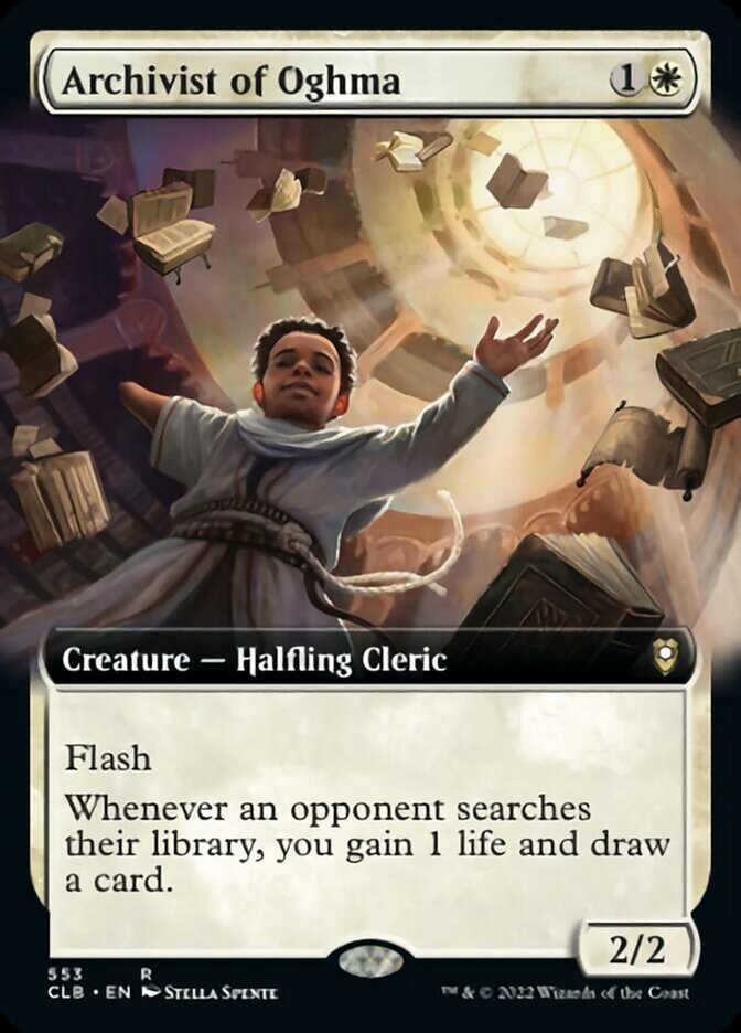 Archivist of Oghma (Extended Art) [Commander Legends: Battle for Baldur's Gate] | Good Games North