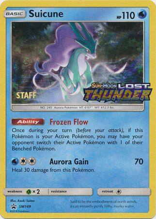 Suicune (SM149) (Staff Prerelease Promo) [Sun & Moon: Black Star Promos] | Good Games North