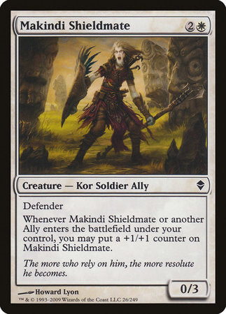 Makindi Shieldmate [Zendikar] | Good Games North