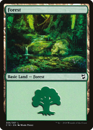 Forest (306) [Commander 2018] | Good Games North