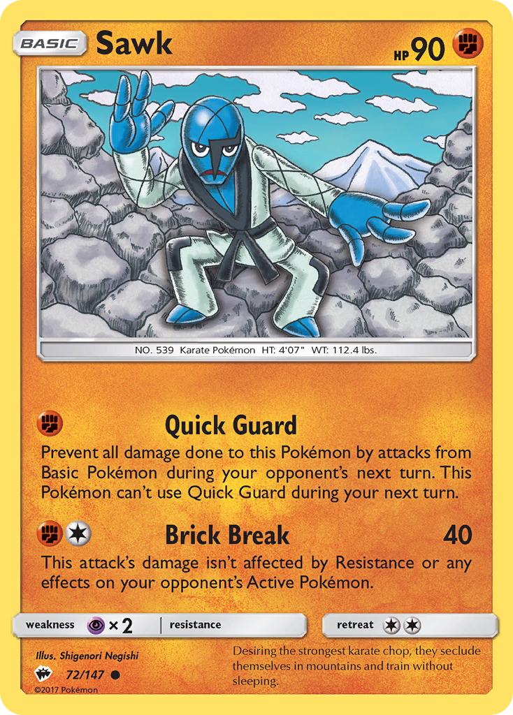 Sawk (72/147) [Sun & Moon: Burning Shadows] | Good Games North