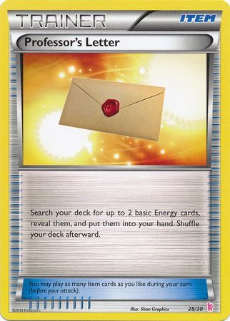 Professor's Letter (28/30) [XY: Trainer Kit - Sylveon] | Good Games North