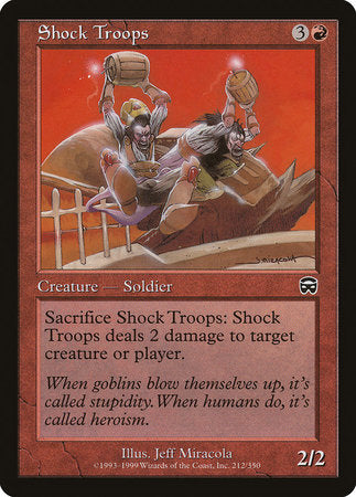 Shock Troops [Mercadian Masques] | Good Games North