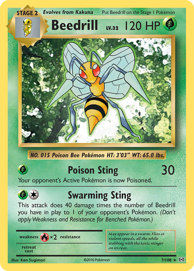 Beedrill (7/108) [XY: Evolutions] | Good Games North
