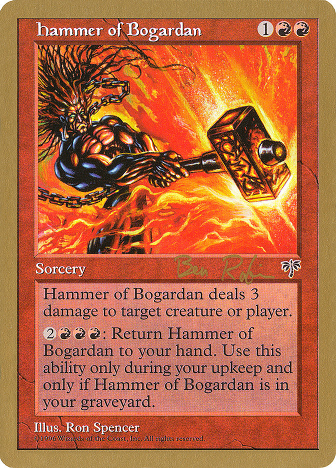 Hammer of Bogardan (Ben Rubin) [World Championship Decks 1998] | Good Games North