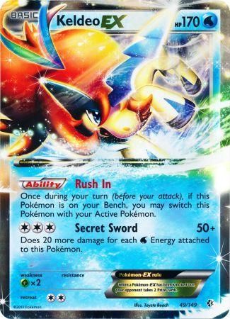 Keldeo EX (49/149) (Jumbo Card) [Black & White: Boundaries Crossed] | Good Games North