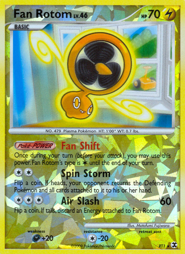 Fan Rotom (RT1) [Platinum: Rising Rivals] | Good Games North